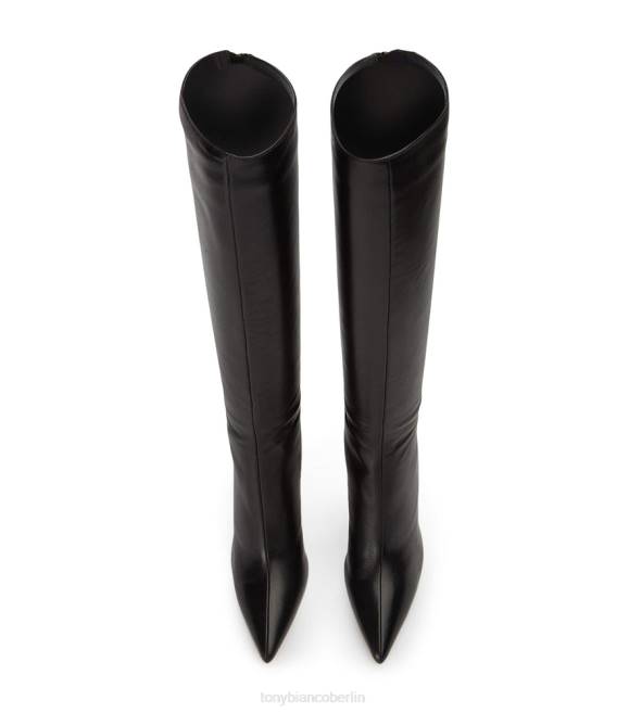kniehohe Stiefel| de Tony Bianco Frauen Kalbslederstiefel von Kortez schwarzes Venedig 4624441